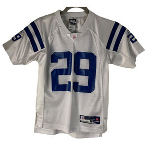 YOUTH Reebok NFL Authentic Joseph Addai 29 Kids Medium Jersey Indianapolis Colts